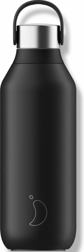 Chilly's Chillys Series 2 - Drinkfles - Thermosfles - 500ml - Abyss Black 8 Chilly's Chillys Series 2 - Drinkfles - Thermosfles - 500ml - Abyss Black - Afbeelding 6