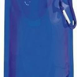 Merkloos Waterfles Met Haakje - Waterzak - Opvouwbaar - 450ml - Blauw -Isoproducts Gecertificeerd winkel 284x840 2