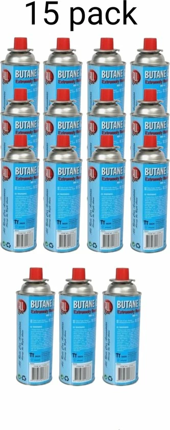 All-Ride Kookstel Gasflessen Butaan Gas - 15 Stuks A 227 Gram - 15set Navulling 3 All-Ride Kookstel Gasflessen Butaan Gas - 15 Stuks A 227 Gram - 15set Navulling