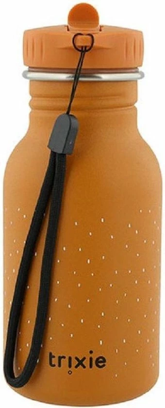 Drinkfles Mr. Fox - 350 Ml Stainless Steel - Trixie Baby - Oranje 4 Drinkfles Mr. Fox - 350 Ml Stainless Steel - Trixie Baby - Oranje - Afbeelding 2