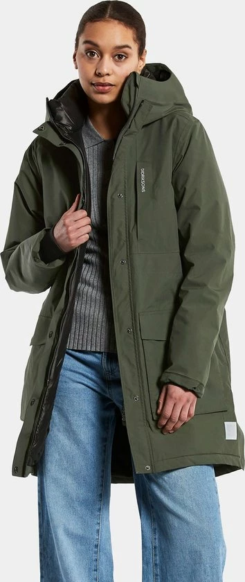 Didriksons Leya Parka Outdoorjas Dames - Maat 42 11 Didriksons Leya Parka Outdoorjas Dames - Maat 42 - Afbeelding 9