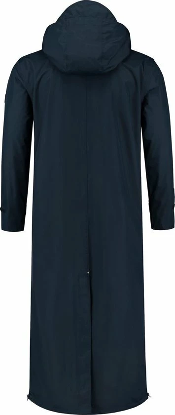MGO Leisure Wear MGO Storm Extra Lange Regenjas - Dames Jack - Blauw - Maat XL 4 MGO Leisure Wear MGO Storm Extra Lange Regenjas - Dames Jack - Blauw - Maat XL - Afbeelding 2