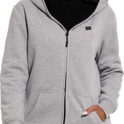 Sailwind Verwarmde Vest/ Hoodie / Trui Met Capuchon / Dames / Grijs Incl. Powerbank 21 Sailwind Verwarmde Vest/ Hoodie / Trui Met Capuchon / Dames / Grijs Incl. Powerbank -Isoproducts Gecertificeerd winkel 389x840 3