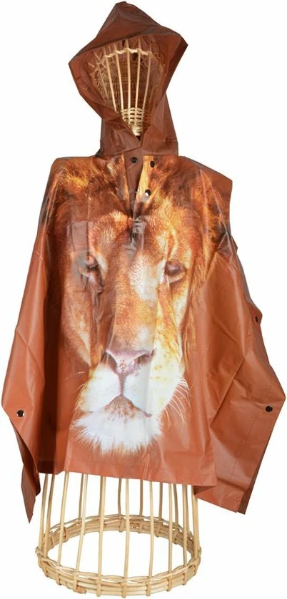 Esschert Design Kinder Regenponcho Met Leeuw. 4 Esschert Design Kinder Regenponcho Met Leeuw. - Afbeelding 2