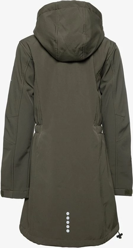 Mountain Peak Meisjes Outdoor Softshell Parka - Groen - Maat 152 - Winddicht - Ademend Materiaal 4 Mountain Peak Meisjes Outdoor Softshell Parka - Groen - Maat 152 - Winddicht - Ademend Materiaal - Afbeelding 2