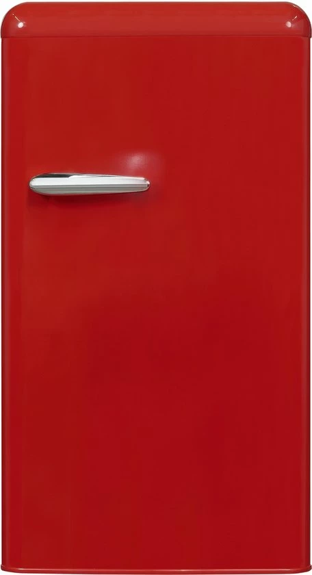 Exquisit RKS100-V-H-160FR - Koelkast - Retro - LED Verlichting - 94 Liter - 38dB - Rood 3 Exquisit RKS100-V-H-160FR - Koelkast - Retro - LED Verlichting - 94 Liter - 38dB - Rood