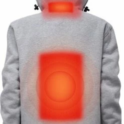 Sailwind Verwarmde Vest/ Hoodie / Trui Met Capuchon / Dames / Grijs Incl. Powerbank 15 Sailwind Verwarmde Vest/ Hoodie / Trui Met Capuchon / Dames / Grijs Incl. Powerbank -Isoproducts Gecertificeerd winkel 476x840 1