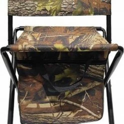 Merkloos Vissersstoel Met Rugleuning En Thermische Zak - 56 X 39 X 31 Cm - Opvouwbaar - Relaxdays - Groentinten - -Isoproducts Gecertificeerd winkel 500x840 1