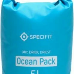 Specifit Ocean Pack 5 Liter - Drybag - Waterdichte Tas - Droogtas Blauw - Outdoor Tas