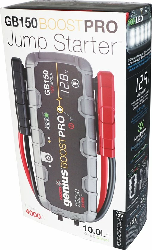 Noco Lithium Jump Starter Boost Pro GB150 3000A 6 Noco Lithium Jump Starter Boost Pro GB150 3000A - Afbeelding 4
