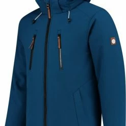 Travelin' Jack Soren - Softshell Herenjas - Blauw - Maat XL -Isoproducts Gecertificeerd winkel 527x840 2