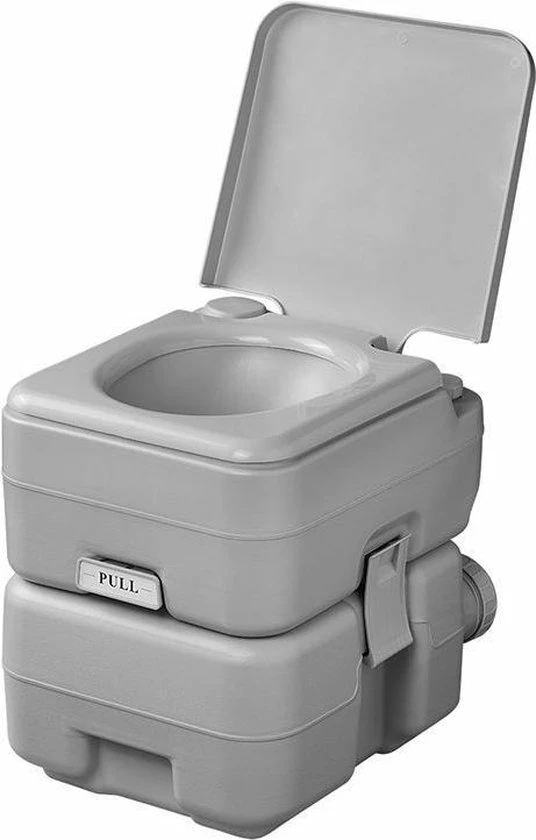 Crius Draagbaar Toilet - 20L Vuilwater - 10L Schoonwater - Met Pompje 3 Crius Draagbaar Toilet - 20L Vuilwater - 10L Schoonwater - Met Pompje