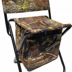 Merkloos Vissersstoel Met Rugleuning En Thermische Zak - 56 X 39 X 31 Cm - Opvouwbaar - Relaxdays - Groentinten - -Isoproducts Gecertificeerd winkel 547x840 1