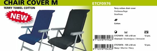 Eurotrail Badstof - Stoelhoes - Grijs 4 Eurotrail Badstof - Stoelhoes - Grijs - Afbeelding 2