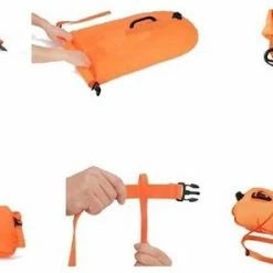 Oranje Zwemboei 28L Open Water Zwemmen Zwemboei - Unisex | Swim Chicky & Swim Hunky -Isoproducts Gecertificeerd winkel 550x296