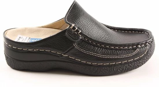 Wolky Comfortschoenen Roll Slide Zwart Leer 20 Wolky Comfortschoenen Roll Slide Zwart Leer - Afbeelding 18