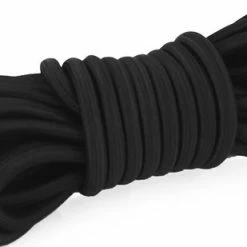 Merkloos Elastiekkoord - 10mtr - 10mm - Zwart - Bundel - Elastisch Koord