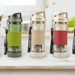 Reboottle - Tea - Drinkfles Met Theefilter - Thee Infuser - Theefles - 450ml - Beige/Groen 17 Reboottle - Tea - Drinkfles Met Theefilter - Thee Infuser - Theefles - 450ml - Beige/Groen -Isoproducts Gecertificeerd winkel 550x312 4