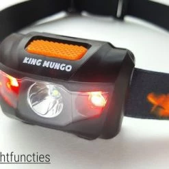 Hoofdlamp LED - Hoofdlampje Waterdicht - Incl AAA Batterijen - Blauw - King Mungo -Isoproducts Gecertificeerd winkel 550x315