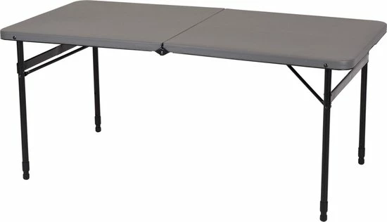 Redcliffs Campingtafel Van Staal - 122 X 61 Cm - Donkergrijs 3 Redcliffs Campingtafel Van Staal - 122 X 61 Cm - Donkergrijs