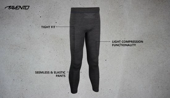 Avento Thermobroek Superior - Mannen - Zwart/Donkerblauw - Maat M 6 Avento Thermobroek Superior - Mannen - Zwart/Donkerblauw - Maat M - Afbeelding 4