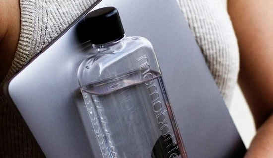 Memobottle Slim - Drinkfles - Transparant - 450ML 9 Memobottle Slim - Drinkfles - Transparant - 450ML - Afbeelding 7