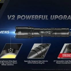 Nitecore P20 V2 Tactische Zaklamp -Isoproducts Gecertificeerd winkel 550x343 5