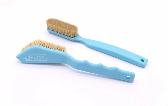 Taludd Klimborstelset - 2x Klimborstel Van Echt Varkenshaar - 1 Rechte En 1 Gehoekte Borstel - Voor Klimmen En Boulderen, Binnen En Buiten - Blauw 3 Taludd Klimborstelset - 2x Klimborstel Van Echt Varkenshaar - 1 Rechte En 1 Gehoekte Borstel - Voor Klimmen En Boulderen, Binnen En Buiten - Blauw