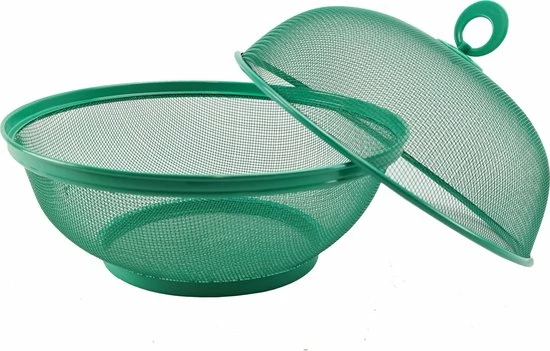 Vliegenkap Voedselkap Metaal 2 Delig - Foodcover - Set 2 Stuks Blauw En Groen - Flystopper 6 Vliegenkap Voedselkap Metaal 2 Delig - Foodcover - Set 2 Stuks Blauw En Groen - Flystopper - Afbeelding 4