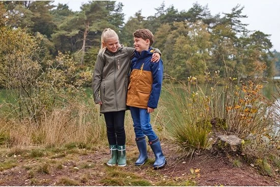 Mountain Peak Meisjes Outdoor Softshell Parka - Groen - Maat 152 - Winddicht - Ademend Materiaal 6 Mountain Peak Meisjes Outdoor Softshell Parka - Groen - Maat 152 - Winddicht - Ademend Materiaal - Afbeelding 4