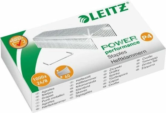 Leitz Nietjes Verzinkt 1000St 24/8 5 Leitz Nietjes Verzinkt 1000St 24/8 - Afbeelding 3