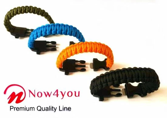 Now4you Paracord Survival Armbanden Set 4 Kleuren Met Kompas 3 Now4you Paracord Survival Armbanden Set 4 Kleuren Met Kompas