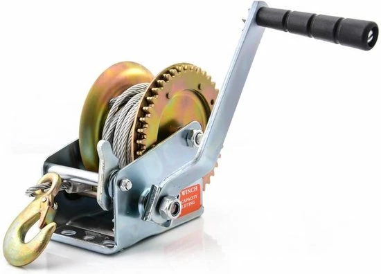 Merkloos Hofftech Lier 10 Meter Handlier 1000 Lb - 456 Kilo 10 Merkloos Hofftech Lier 10 Meter Handlier 1000 Lb - 456 Kilo - Afbeelding 8