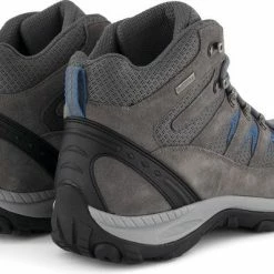 Travelin' Nyborg - Hoge Heren Wandelschoenen - Waterdicht En Ademend - Grijs Leer - Maat 46 -Isoproducts Gecertificeerd winkel 550x398 2