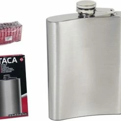 Alternative view of Gerim RVS Heupfles/zakflacon 200 Ml - Platvink Drankfles Voor In De Binnenzak