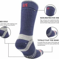 Norfolk Wandelsokken - 60% Merinowollen Outdoor Thermosokken - Ultieme Volledig Gedempt Thermische Sportsokken - Grijs - Maat 43-46 - Voyager 7 Norfolk Wandelsokken - 60% Merinowollen Outdoor Thermosokken - Ultieme Volledig Gedempt Thermische Sportsokken - Grijs - Maat 43-46 - Voyager -Isoproducts Gecertificeerd winkel 550x438 4