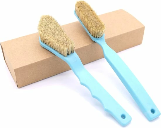 Taludd Klimborstelset - 2x Klimborstel Van Echt Varkenshaar - 1 Rechte En 1 Gehoekte Borstel - Voor Klimmen En Boulderen, Binnen En Buiten - Blauw 4 Taludd Klimborstelset - 2x Klimborstel Van Echt Varkenshaar - 1 Rechte En 1 Gehoekte Borstel - Voor Klimmen En Boulderen, Binnen En Buiten - Blauw - Afbeelding 2