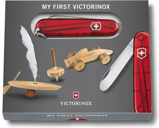 My First Victorinox Pink Transparant Zakmes 8 Functies 7 My First Victorinox Pink Transparant Zakmes 8 Functies - Afbeelding 5