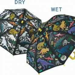 Floss & Rock Paraplu Dinosaurus - 60 Cm X Ø 66 Cm - Verandert Van Kleur!