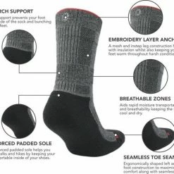 Norfolk - Alle Seizoenen Wandelsokken - PROLEN® En Merinowol Dubbellaagse Wandelsokken - Donatello - Zwart - Unisex -35-38 7 Norfolk - Alle Seizoenen Wandelsokken - PROLEN® En Merinowol Dubbellaagse Wandelsokken - Donatello - Zwart - Unisex -35-38 -Isoproducts Gecertificeerd winkel 550x444 5