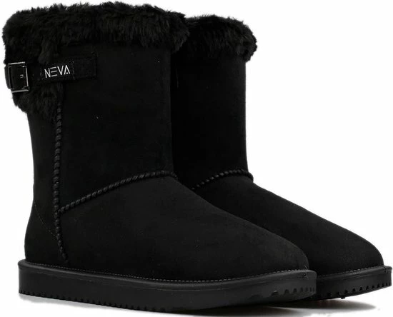 Gevavi Neva Zwart Gevoerde Laarzen Dames 8 Gevavi Neva Zwart Gevoerde Laarzen Dames - Afbeelding 6