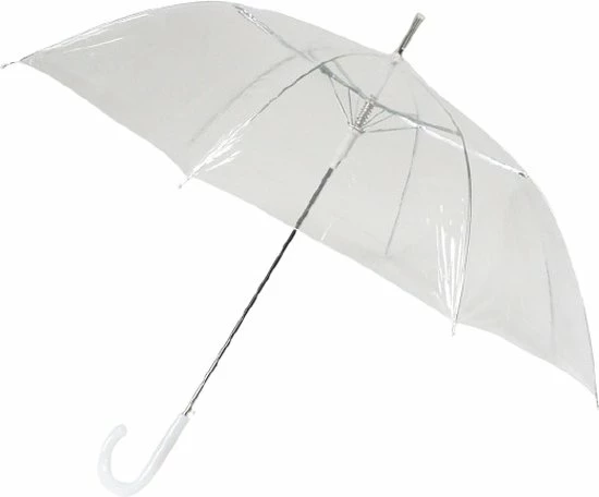 Impliva Falconetti Paraplu - Transparant 4 Impliva Falconetti Paraplu - Transparant - Afbeelding 2