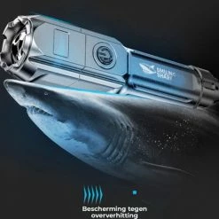 Multi Media Group Militaire Zaklamp - LED Zaklamp - Inzoombaar - USB Oplaadbaar - Spatwaterdicht - Incl Fiets Steun - 13x3cm -Isoproducts Gecertificeerd winkel 550x462 2