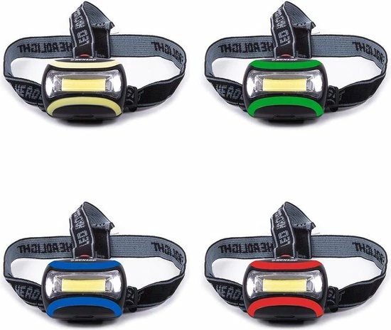 Dunlop Cob 1Watt - 60 Lumen - Hoofdlamp - Rood 3 Dunlop Cob 1Watt - 60 Lumen - Hoofdlamp - Rood