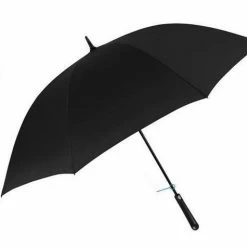 Perletti Paraplu Golf Windproef 102 X 132 Cm Microvezel Zwart