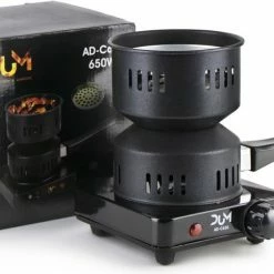 Dum Kolenbrander Casserole 650 Watt - Kolenverhitter - Kolen Opwarmen - Kooltjes - Kolen - Coco - Verwarmer - - Camping Kooktoestel - Kooktoestel Camping - Kookplaat -BBQ Starter – Shisha - Waterpijp