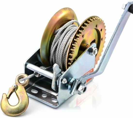 Merkloos Hofftech Lier 10 Meter Handlier 1000 Lb - 456 Kilo 9 Merkloos Hofftech Lier 10 Meter Handlier 1000 Lb - 456 Kilo - Afbeelding 7