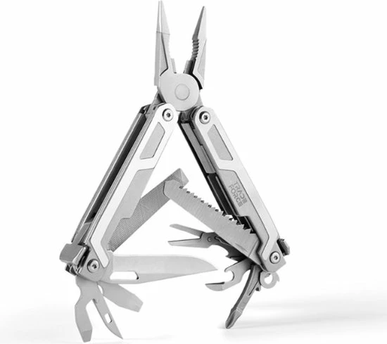 Tradeforce Zakmes/multifunctioneel Gereedschap -Multi Tool - 16-in-1 - Outdoor Preppers Gereedschap 4 Tradeforce Zakmes/multifunctioneel Gereedschap -Multi Tool - 16-in-1 - Outdoor Preppers Gereedschap - Afbeelding 2