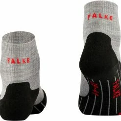 FALKE TK5 Wander Short Wandelsokken Kort Zacht Thermisch Anti-blaar Antizweet Zonder Motief Met Elastische Boord Admend Merinowol Grijs Heren Sportsokken - Maat 44-45 -Isoproducts Gecertificeerd winkel 550x491 1
