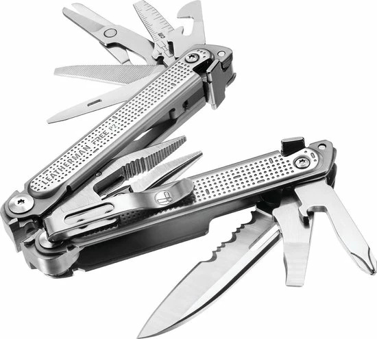 Leatherman Free P2 Multitool - 19 Functies - RVS - Zilver - Nylon Etui 3 Leatherman Free P2 Multitool - 19 Functies - RVS - Zilver - Nylon Etui